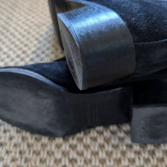 ACNE STUDIOS Jensen Suede Ankle Boots, black, size EUR 37/US 7 - Picture 9 of 11